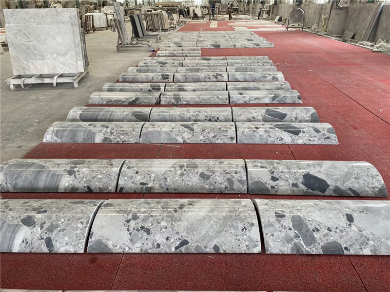 fossil grey marble factory price 
