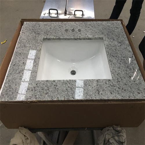 Kashimir White Granite Bathroom Vanity Top
