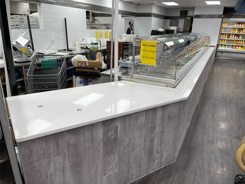 Engineered Quartz for Cashier Desk Tops