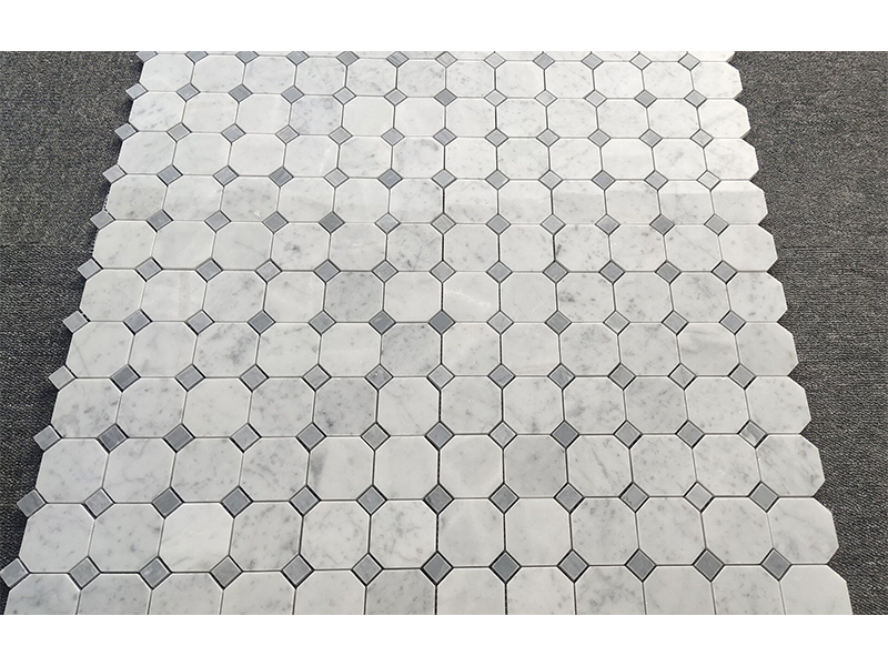 Bianco Carrara Octagon Mosaic 