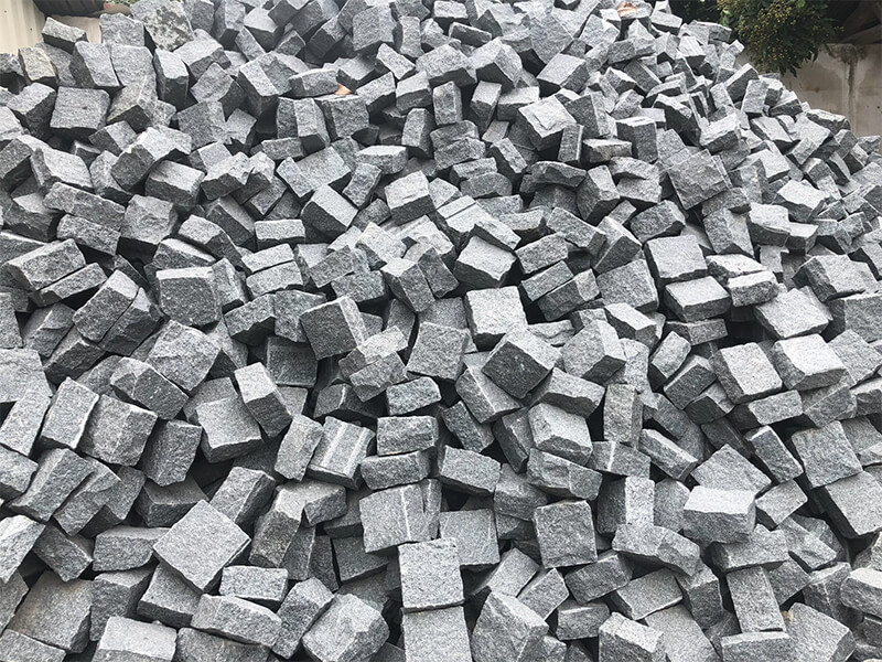 Granite Cube Cobblestone 