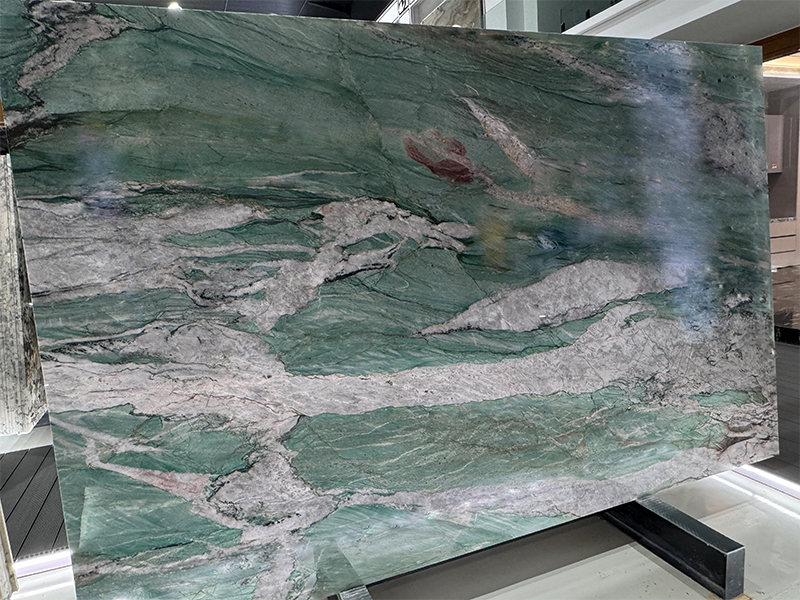 Luxury green marble