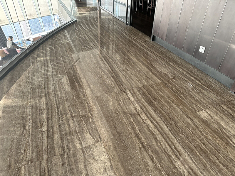 Application of Silver travertine