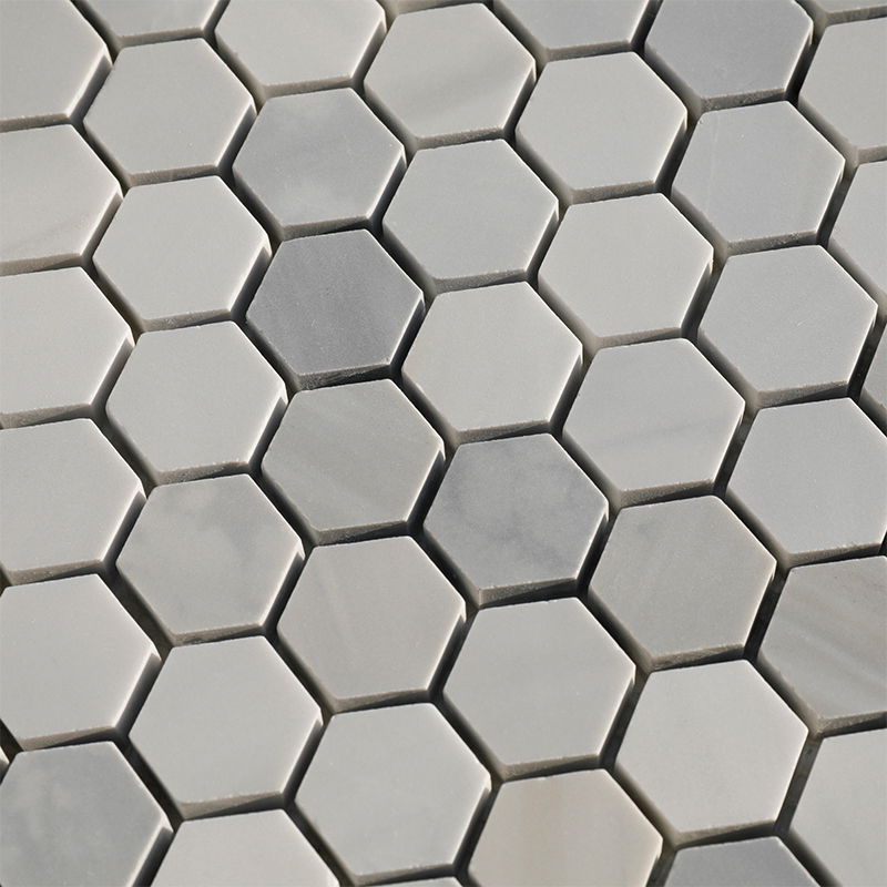 close image of Mongar grey mosaic