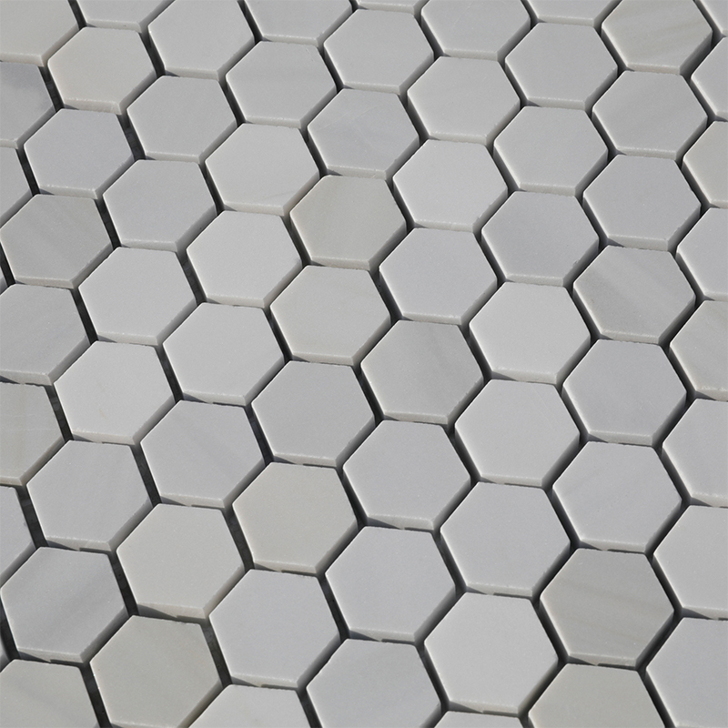 hexagon marble mosaic