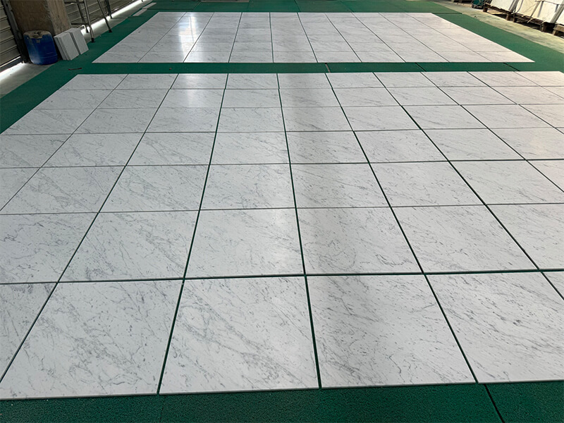 Carrara White Marble Flooring