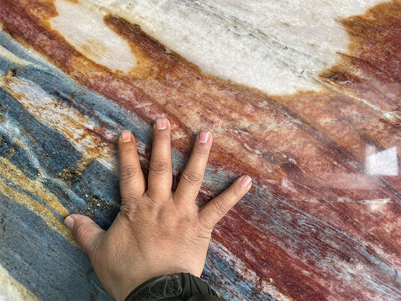 Brazil quartzite Dunhuang impression