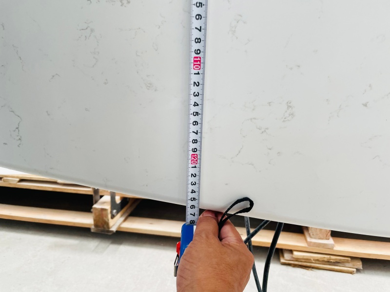 Carrara White Engineered Quartz Table Tops customized Carrara White Engineered Quartz Table Tops customized