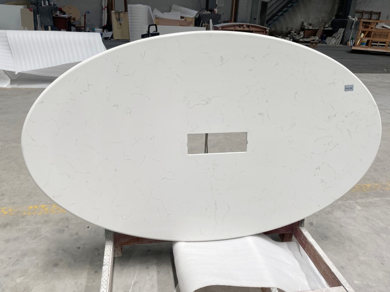 Carrara White Quartz Table tops Carrara White Quartz Table tops