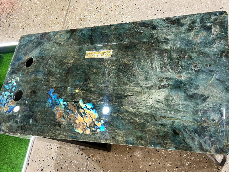 Labradorite Blue Tea Table