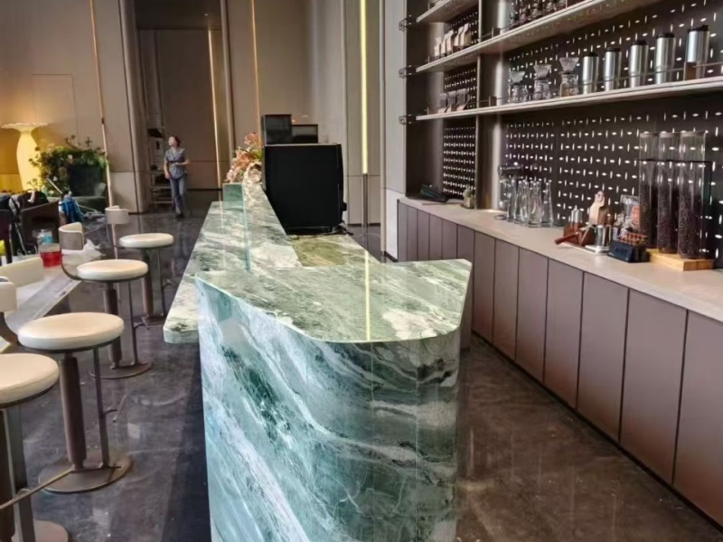 Luxury Victoria Green Marble Slabs