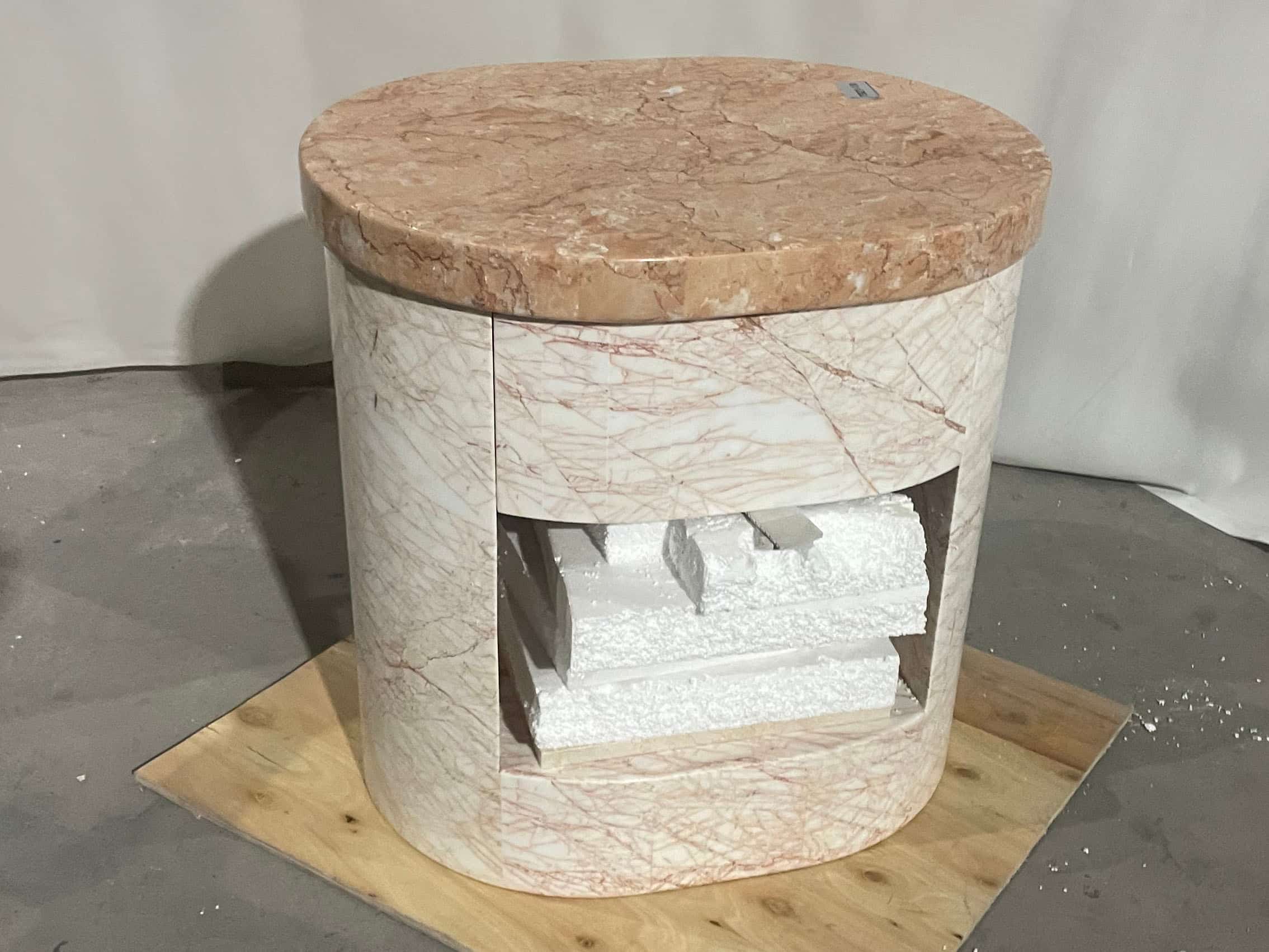 Luxury marble bedside furniture