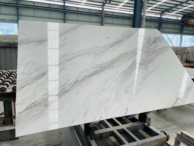 Volakas White marble slabs