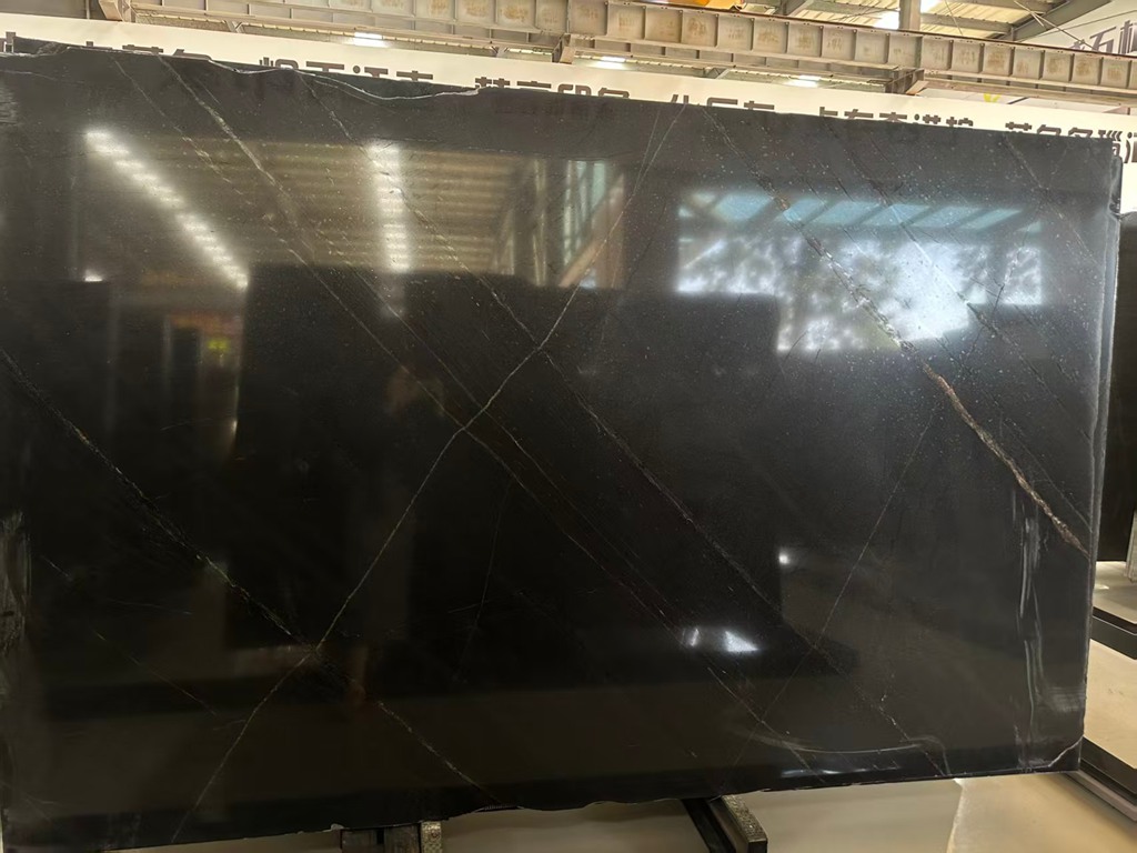Ghana Starry Black Granite Slab