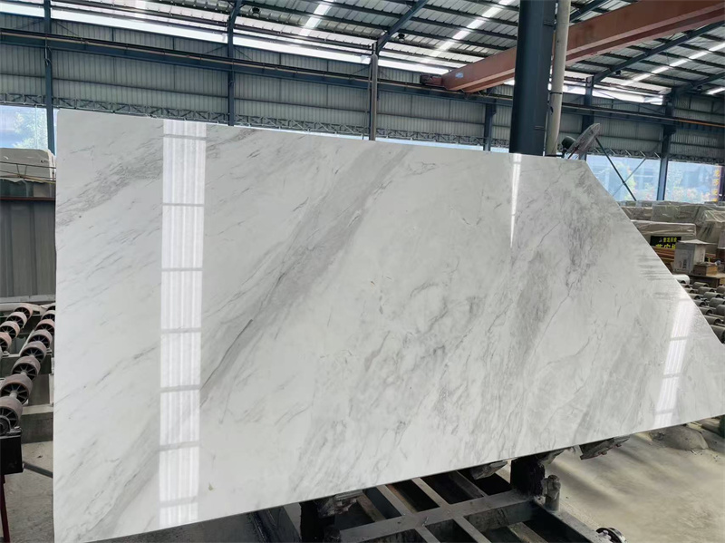white marble countertops