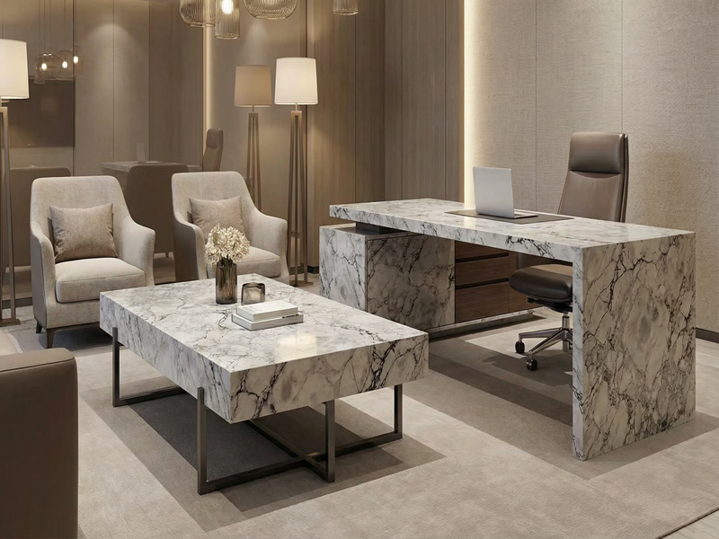 Brazilian Grey Quartzite Hotel Furniture