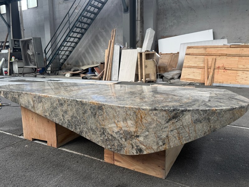 Cielo Quartzite Reception Desk