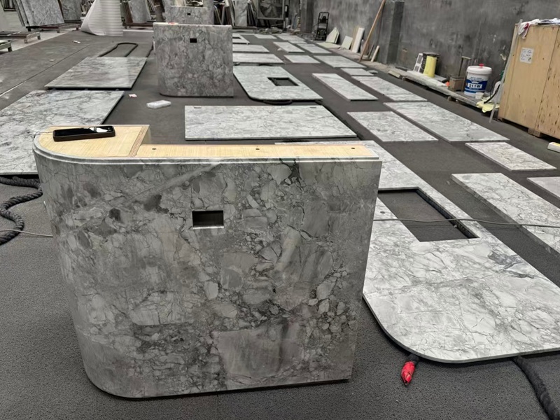 CNC Fabricated Quartzite Countertops