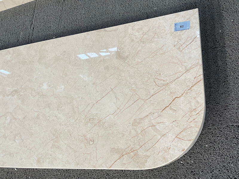 Golden Sunset marble shelf