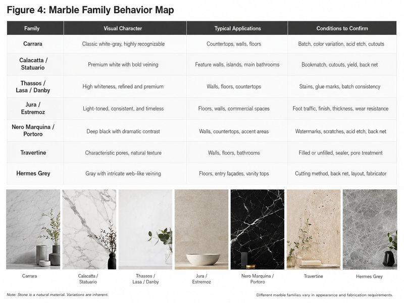 marble family samples marble family samples