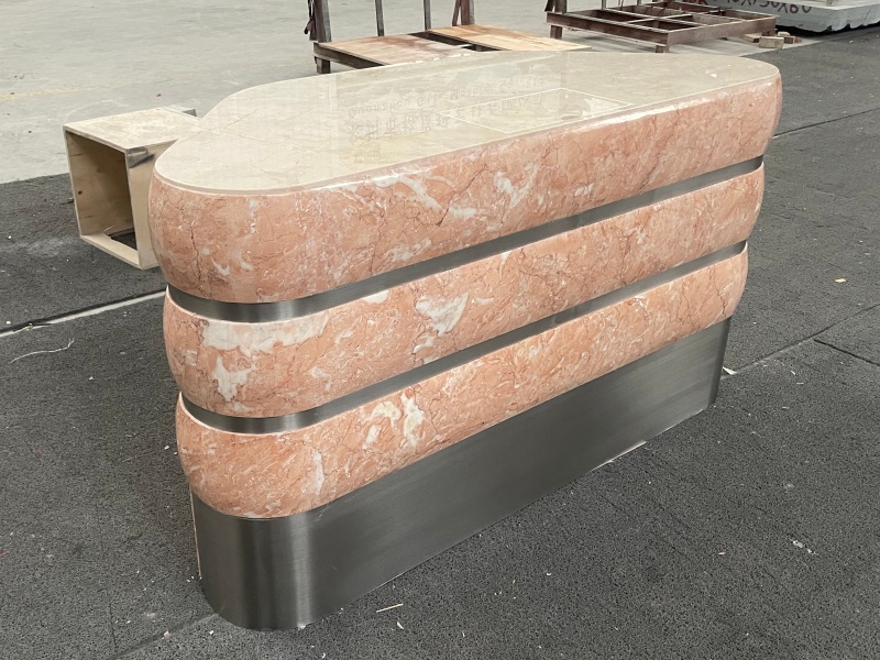 Rosa Tea and Golden Sunset Customized Counter