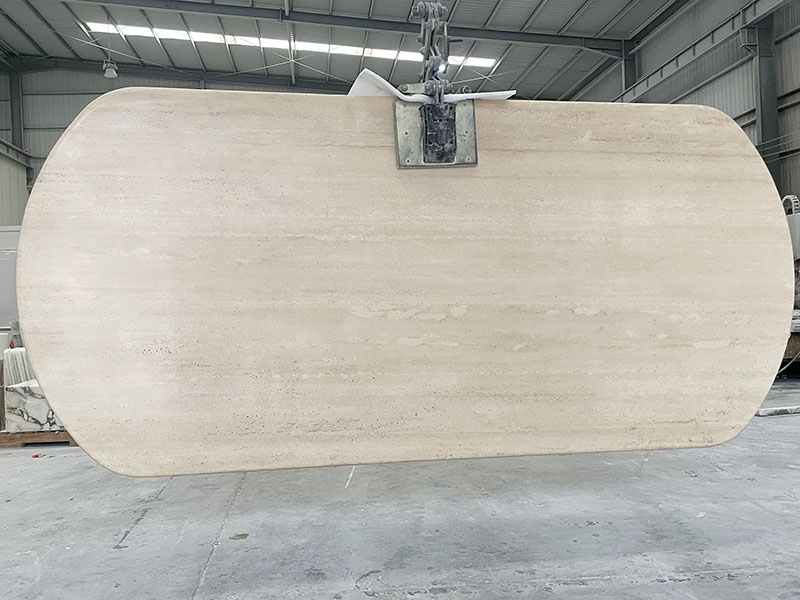 Travertine Dining table top