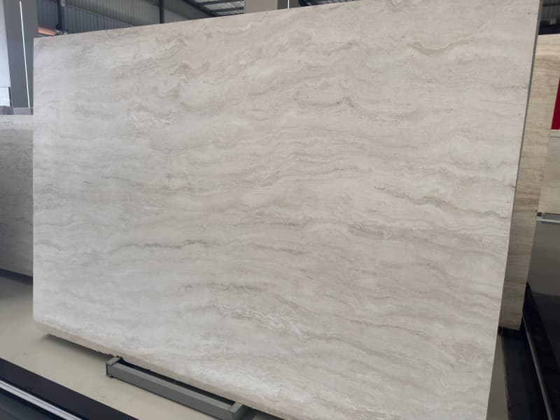 Pure White Travertine  floors
