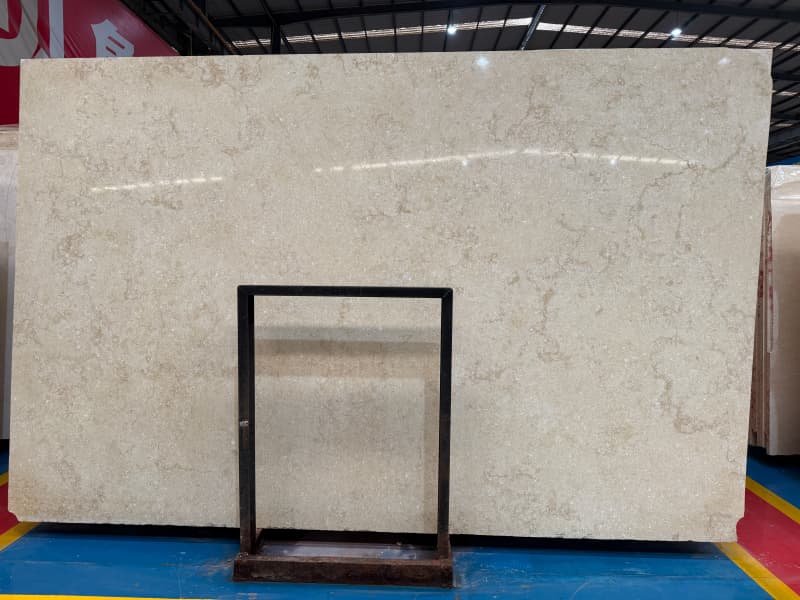 Beige marble top table Beige marble top table
