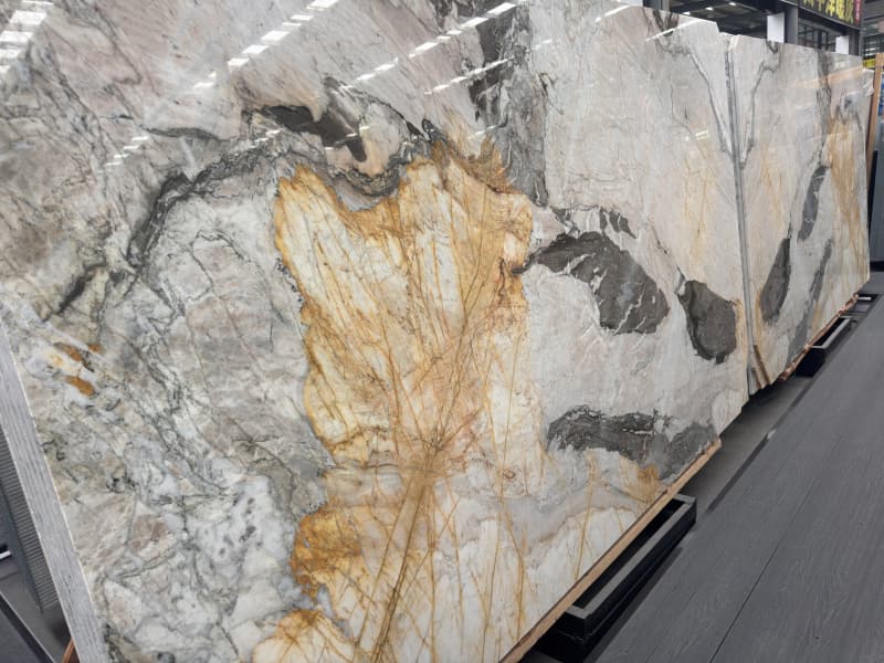 Brown marble