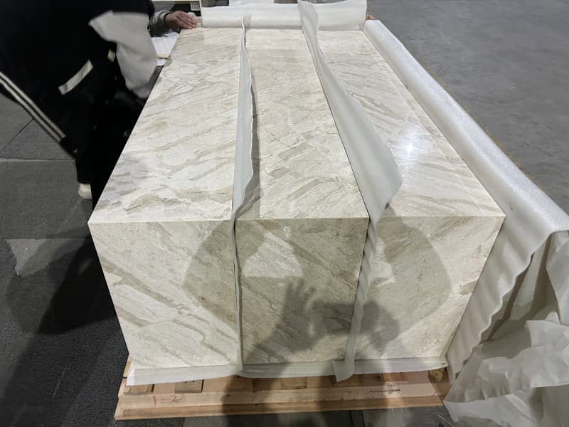 Cappuccino Marble Bathroom Vanity Packing