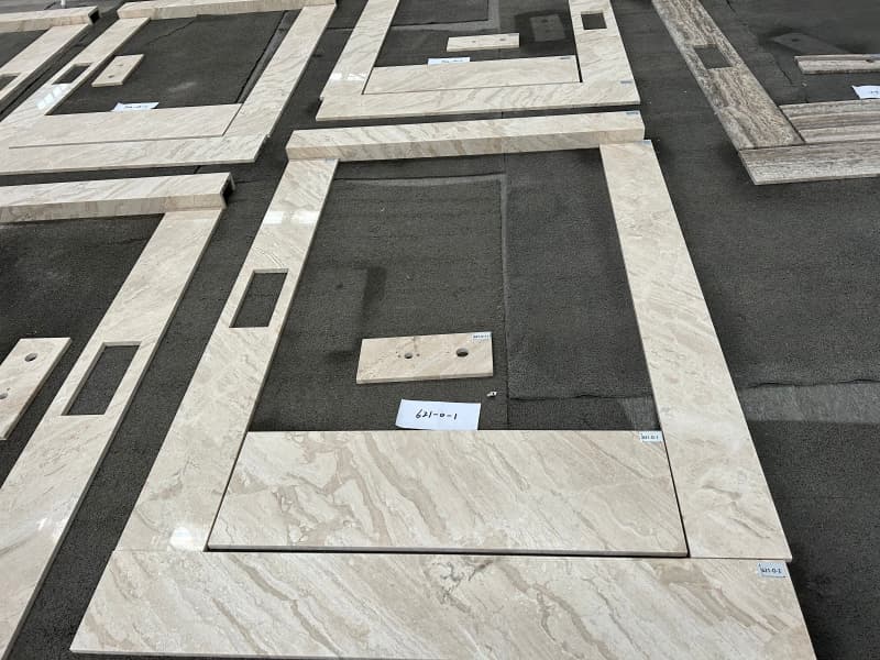 Cappuccino Marble Bathroom Vanity