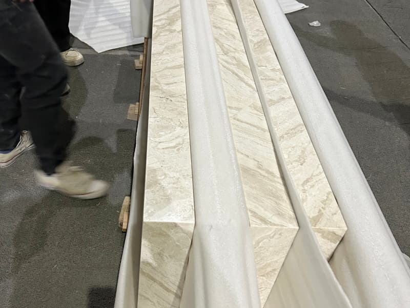 Cappuccino Marble Bathroom Vanity Packing