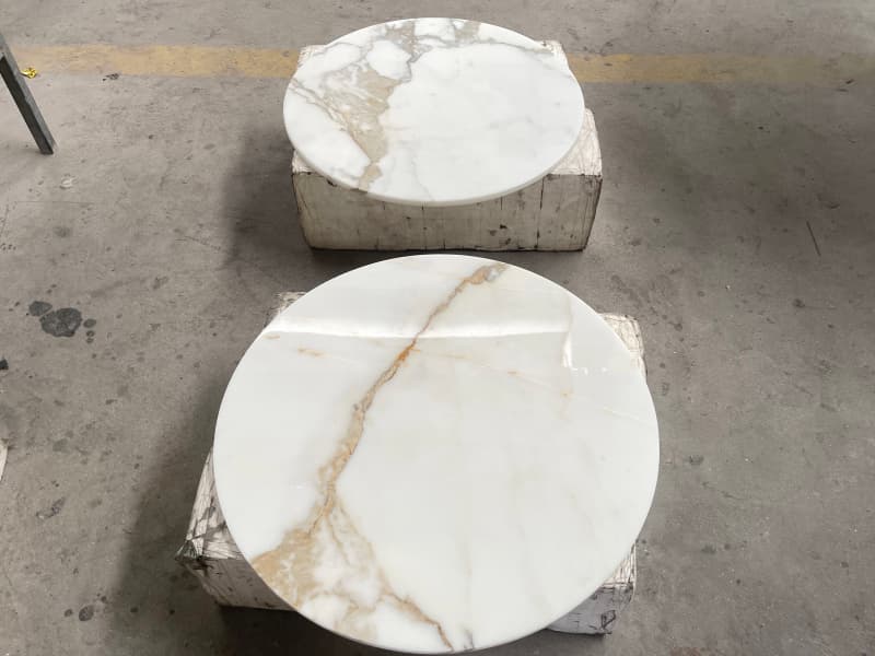 Calacatta Gold Marble Coffee Table Top