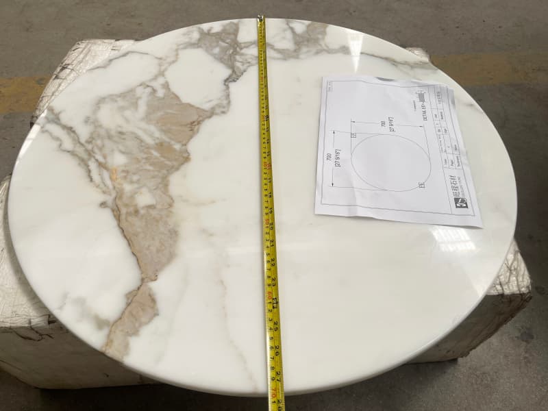 Calacatta Gold Marble Coffee Table Top