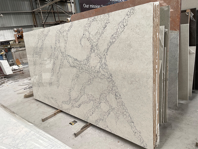 Alternative Whitendale Honed Full Body Quartz Slab Alternative Whitendale Honed Full Body Quartz Slab