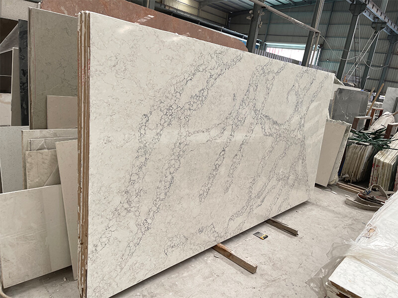 Alternative Whitendale Honed Full Body Quartz Slab Alternative Whitendale Honed Full Body Quartz Slab
