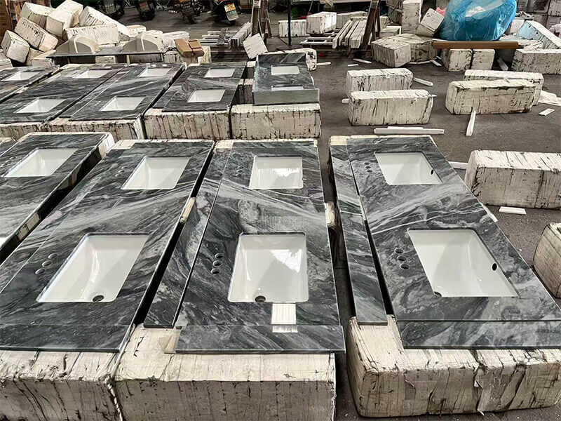 Florence Grey Vanity Tops Florence Grey Vanity Tops