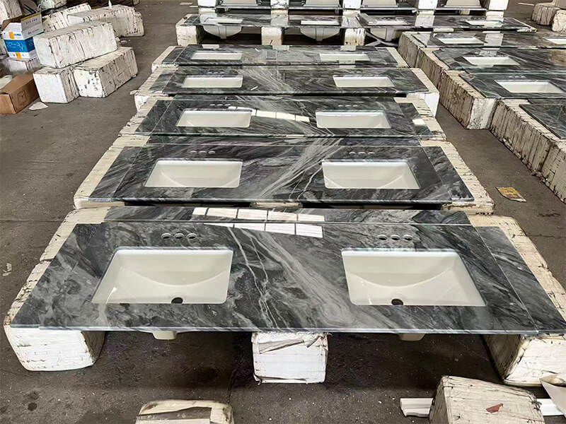 Florence Grey Vanity Tops Florence Grey Vanity Tops