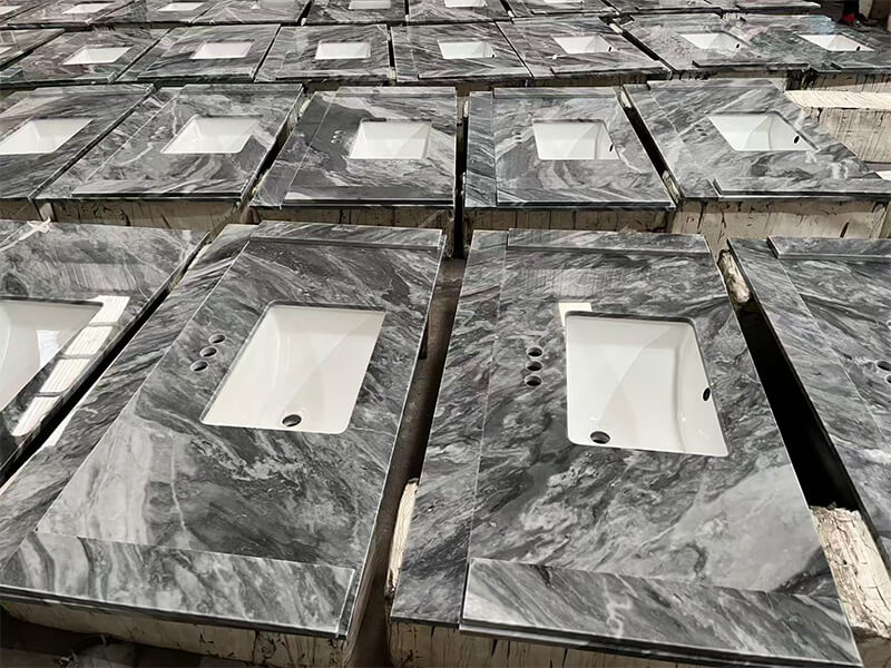 Florence Grey Vanity Tops Florence Grey Vanity Tops