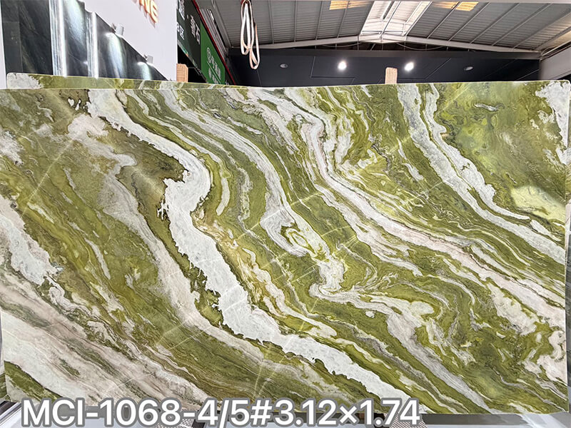 Bvlgari Green Quartzite Slabs