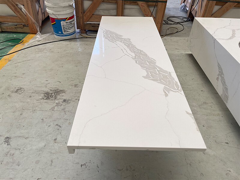 CQ989 Statuario Fantastico Quartz Slabs