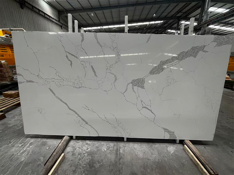 CQ989 Statuario Fantastico Quartz Slabs