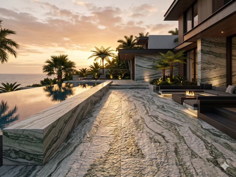 Calacatta Da Vinci Quartzite Application