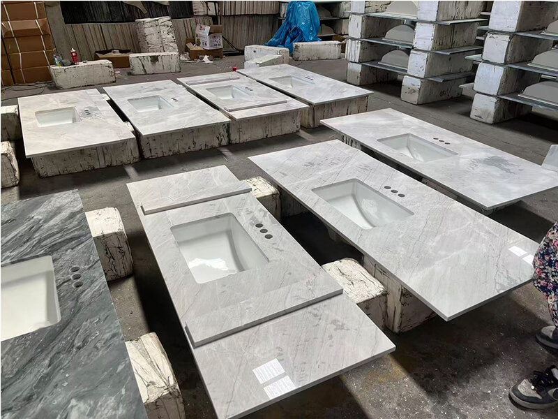 Noble Carrara Grey Vanity Tops