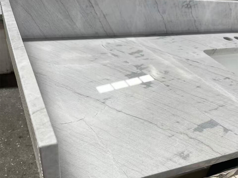 Noble Carrara Grey marble vanity top