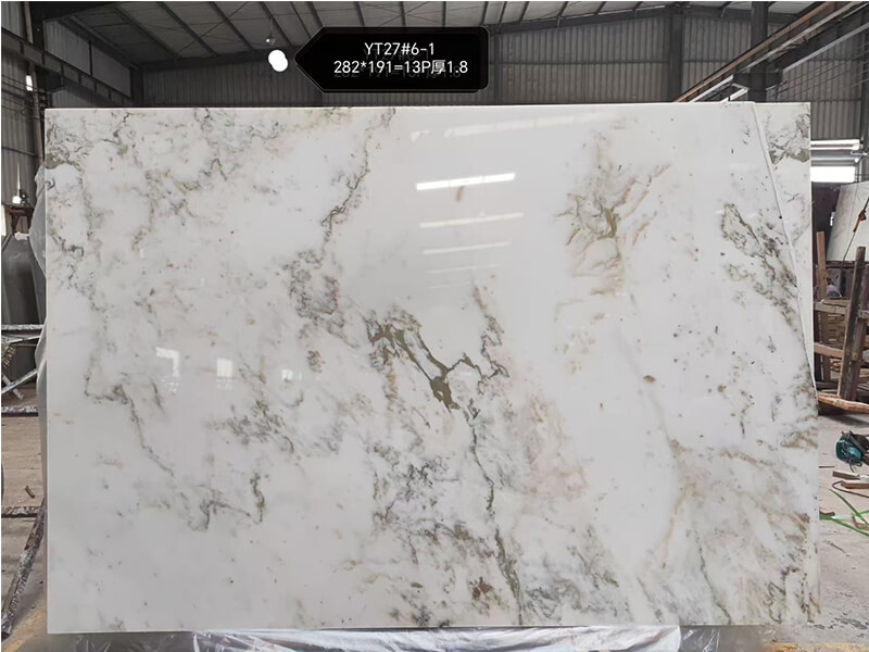 Chinese Calacatta White Marble Slabs