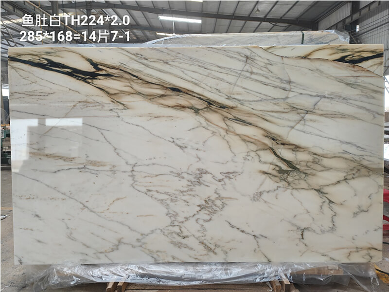 Chinese Calacatta White Marble Slabs