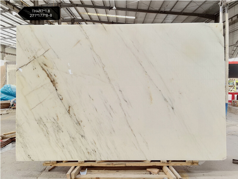 Chinese Calacatta White Marble Slabs
