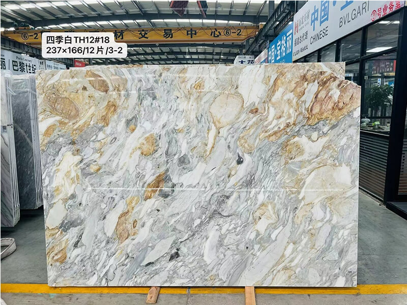 Four Seasons White Marble Slabs