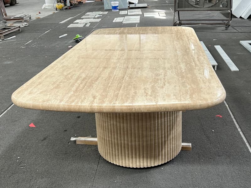 Travertine Dining Table Travertine Dining Table